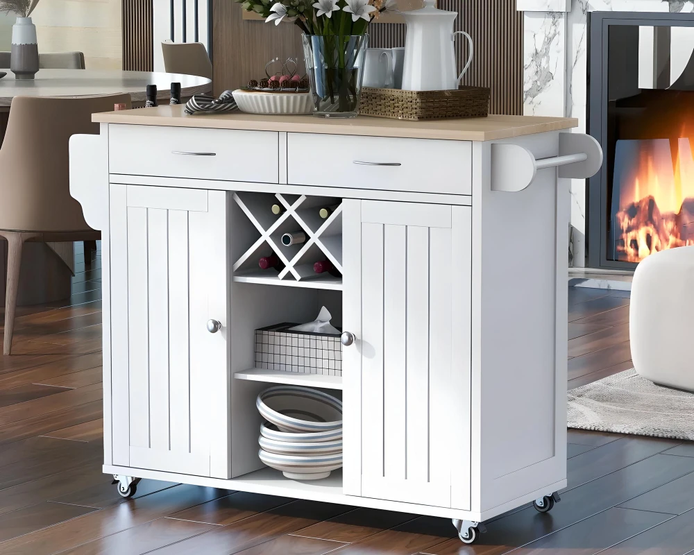 small kitchen cart island